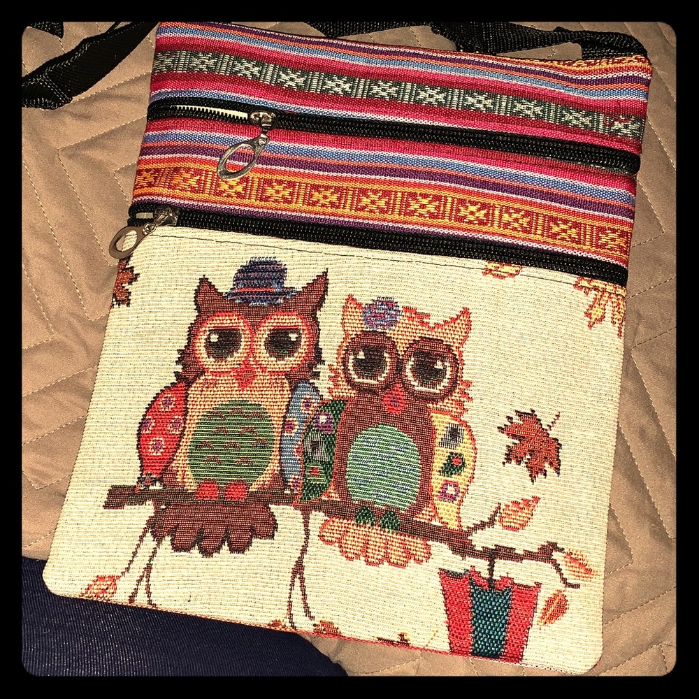 Owl messenger bag